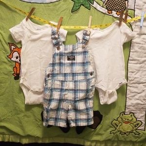 18m overalls and 2 onsies